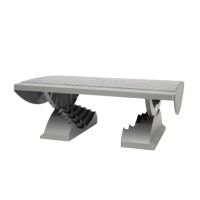 MAUL Fußstütze ergonomisch 9022585 45x39cm Kunststoff grau
