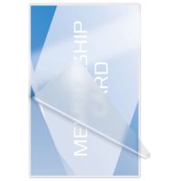 GBC Folientasche CardPouch 3740300 54x86mm 125mic 100 Stück