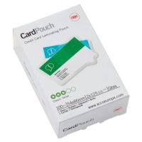 GBC Folientasche CardPouch 3740300 54x86mm 125mic 100 Stück