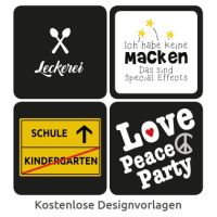 Avery Zweckform Textilfolie MD1003 A4 farbig 4 Stück