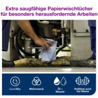 Tork Wischtuch Advanced 430 130070 2lagig 34x37cm 1.000Bl. blau