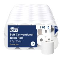 Tork Toilettenpapier Premium 110316 3-lagig weiß 8 Rl./Pack.