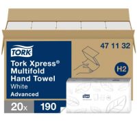 Tork Papierhandtücher Xpress 471132 2-lagig weiß 20x190 Blatt