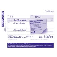 Avery Zweckform Quittung 1742 Kleinunternehmer DIN A6 SD 2x40 Bl