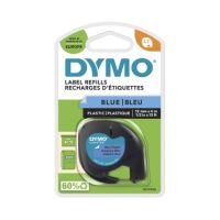 DYMO Schriftbandkassette LetraTag S0721650 12mmx4m schwarz auf bl