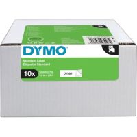 DYMO Schriftbandkassette D1 2093097 12mmx7m schwarz auf weiß 10St.