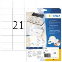 HERMA Etikett 4441 für Adressen 70x42mm weiß 420 Stück