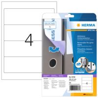 HERMA Ordneretikett Movables 10165 192x61mm selbstklebend weiß 100 Stück