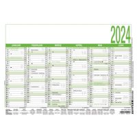 ZETTLER Arbeitstagekalender 907-0700 Jahr 2024 A4 quer 6 Monaten 1 Seite