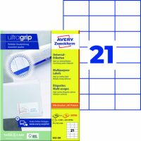 Avery Zweckform Etikett 3652-200 70x42,3mm weiß 4.620 Stück