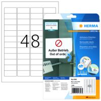 HERMA Etikett 4346 45,7x21,2mm weiß 1.200 Stück
