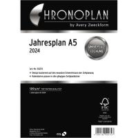 Chronoplan Jahresplan 2014/50274, Maße DIN A5, Grammatur 120 g/qm