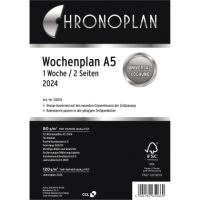 Chronoplan Wochenplan 50574 210x148mm 1W/2S