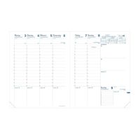 Quo Vadis Kalendereinlage 2027  Trinote 48003Q 18x24cm 1 Woche 2 Seiten