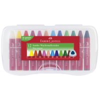 Faber-Castell Wachsmalstift Jumbo 120011 farbig sortiert 12 Stück