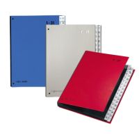 PAGNA Pultordner 24329-01 DIN A4 1-31 32Fächer Polypropylen rot