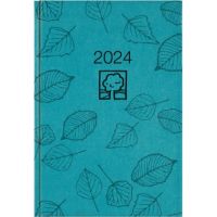 ZETTLER Buchkalender 876-0701 Jahr 2024 1 Tag auf 1 Seite farbig sortiert