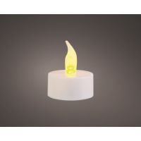 LUMINEO Teelicht LED Plastik Indoor 482264 Batterie 6St weiß