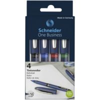 Schneider Tintenroller One Business 0,6mm sortiert 4 Stück