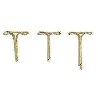 ALCO Musterbeutelklammer 590/61 15x19mm messing 100 Stück