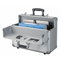 ALUMAXX Pilotenkoffer OMEGA 45122 48x37x23cm Aluminium silber
