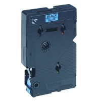 brother TC-591 Schriftbandkassette 9 mm schwarz auf blau