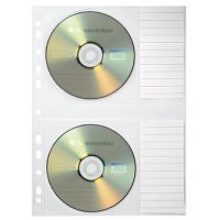 Soennecken CD/DVD Hülle 1612 für 2CDs transparent 5 Stück