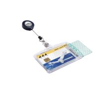 DURABLE Namenschild 822419 85x54mm transparent 10 Stück