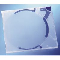 DURABLE CD/DVD Hülle QUICKFLIP STANDARD 528806 bl/tr 10 Stück