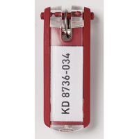 DURABLE Schlüsselanhänger KEY CLIP 195703 rot 6 Stück