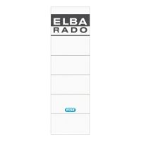 ELBA Ordneretikett 100551826 breit/kurz selbstklebend weiß 10 Stück