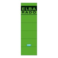 ELBA Ordneretikett 100420948 breit/kurz selbstklebend grün 10 Stück