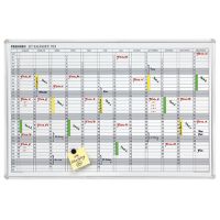 Franken Jahresplaner JetKalender JK703 90 x 60 cm 12 Monate weiß