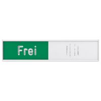 Franken Türschild besetzt BS0117 102x27,4mm al selbstkl.