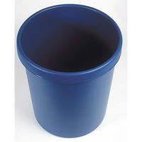 helit Papierkorb H6106234 39x48cm 45l rund Polyethylen blau