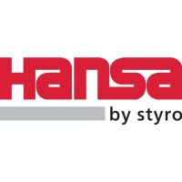 Hansa-Technik Klemmbrett 1200100 DIN A4 Aluminium grauweiß/gelb