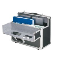 ALUMAXX Pilotenkoffer C-2 45129 48x40x23cm Aluminium silber carbon