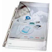 Leitz Prospekthülle Maxi 47553003 DIN A4 0,17mm PVC transparent 3 Stück