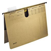 Leitz Hängehefter ALPHA 19120000 A4 kfm. Heftung braun 25 Stück