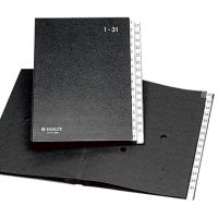Esselte Pultordner 1114119 1-31 DIN A4 31Fächer Hartpappe schwarz