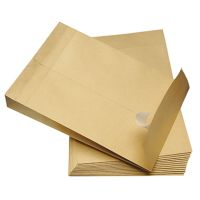 Soennecken Faltentasche 2941 C4 130g mit Fenster haftklebend 20F braun 100 Stück