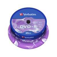 Verbatim DVD+R 43500 16x 4,7GB 120Min. Spindel 25 Stück