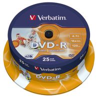 Verbatim DVD-R 43538 16x 4,7GB 120Min. Spindel 25 Stück