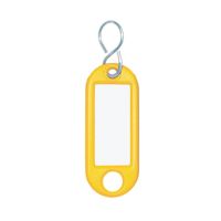 WEDO Schlüsselanhänger 262803405 gelb 100 Stück
