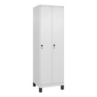 C+P Spind Classic PLUS 2Abteile 1950x600x500mm ws/ws