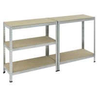 pro-bau-tec Schwerlastregal 10077 180x90x40cm 5Böden 175kg