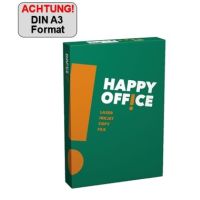 Igepa Kopierpapier Happy Office 809B80B A3 80g hf weiß 500 Blatt