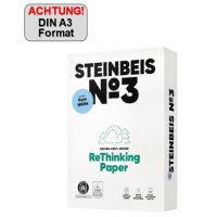 Steinbeis Kopierpapier Pure White Recycling A3 weiß 500 Blatt