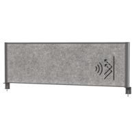 MAUL Tisch-Trennwand MAULconnecto 160x50cm Akustik d.gr/an