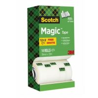 Scotch Klebeband Magic 8R14TPR 19mmx33m 14 Stück